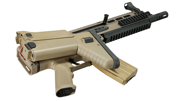 Double Bell Socom-L / MK16 Mod 0 Professional Line S-AEG 6 mm BB tan Bild 5