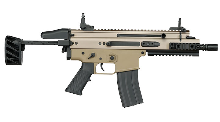 Double Bell Socom-SC Professional Line S-AEG 6 mm BB tan Bild 3