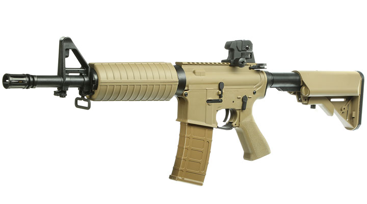 SRC SR4-PE Airsoft Light Sport Series AEG 6mm BB Airsoft Desert Tan