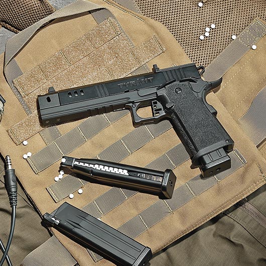 Modify Hi-Capa 6 Tyrant 2011 Prime Max Vollmetall GBB 6mm BB schwarz Bild 1