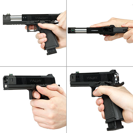 Modify Hi-Capa 5.1 Tyrant 2011 Full Size Vollmetall GBB 6mm BB schwarz Bild 8