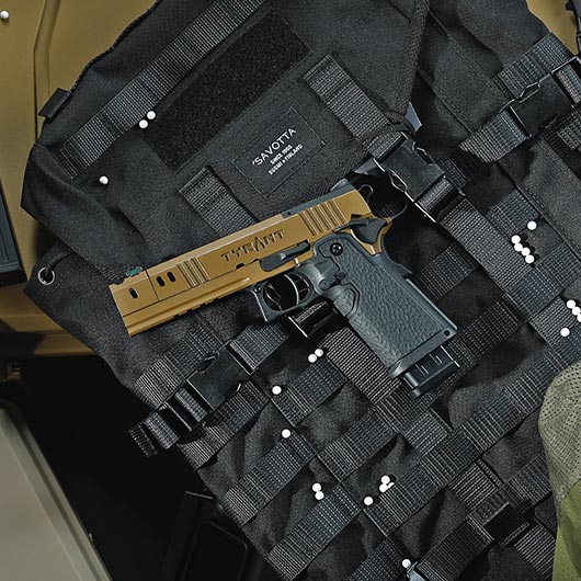 Modify Hi-Capa 5.1 Tyrant 2011 Full Size Vollmetall GBB 6mm BB Flat Dark Earth Bild 1