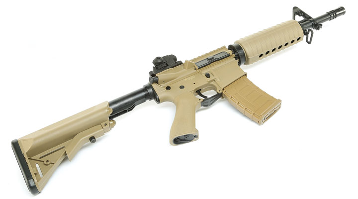 SRC SR4-PE Light Sport Series AEG 6mm BB Desert Tan Bild 5