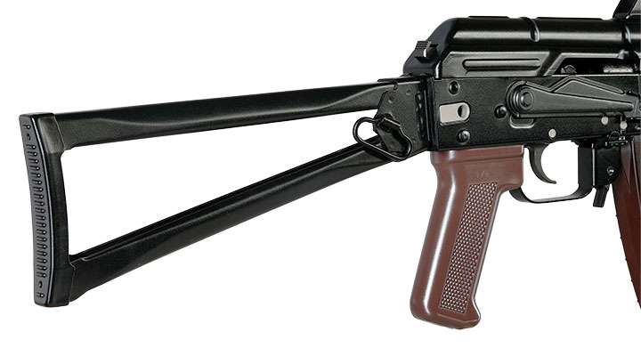 VFC AKS74U Vollmetall Gas-Blow-Back 6mm BB schwarz - Echtholz Handguard Bild 10