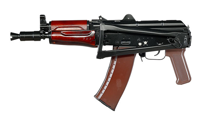VFC AKS74U Vollmetall Gas-Blow-Back 6mm BB schwarz - Echtholz Handguard Bild 2