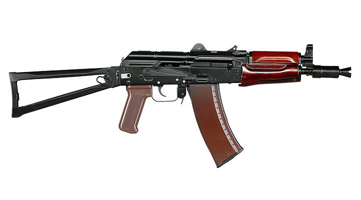VFC AKS74U Vollmetall Gas-Blow-Back 6mm BB schwarz - Echtholz Handguard Bild 3