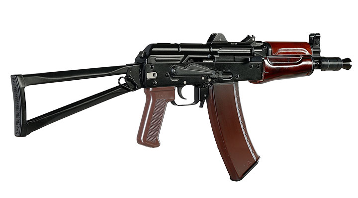 VFC AKS74U Vollmetall Gas-Blow-Back 6mm BB schwarz - Echtholz Handguard Bild 4