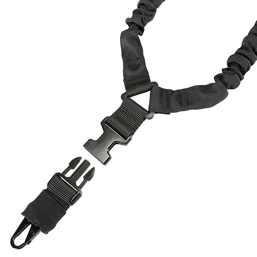 Romantac 1-Punkt Tragegurt Dual Bungee Universal Tactical Heavy Duty Version schwarz Bild 4