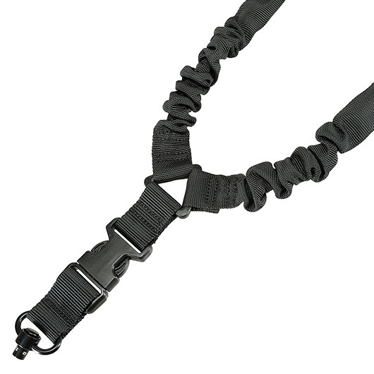 Romantac 1-Punkt Tragegurt Dual Bungee Universal Tactical Heavy Duty Version mit QD-Halterung schwarz Bild 3