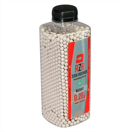 Nuprol RZR BIO High Precision Bio BBs 0,28g 3.350er Flasche weiss Bild 2