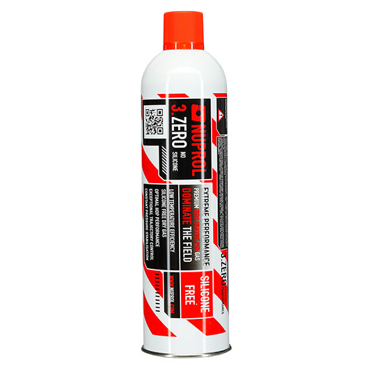 Nuprol 3.Zero Extreme Performance Premium Red Airsoft Gas 420ml - Silikonfrei