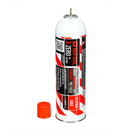 Nuprol 3.Zero Extreme Performance Premium Red Airsoft Gas 420ml - Silikonfrei Bild 2