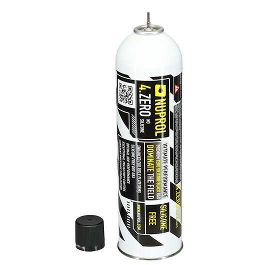 Nuprol 4.Zero Ultimate Performance Premium Black Airsoft Gas 420ml - Silikonfrei Bild 2