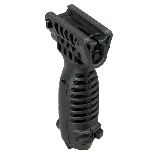 Nuprol Heavy Duty Tactical Bipod Frontgriff mit integriertem Zweibein f. 20 - 22 mm Schienen schwarz Bild 1