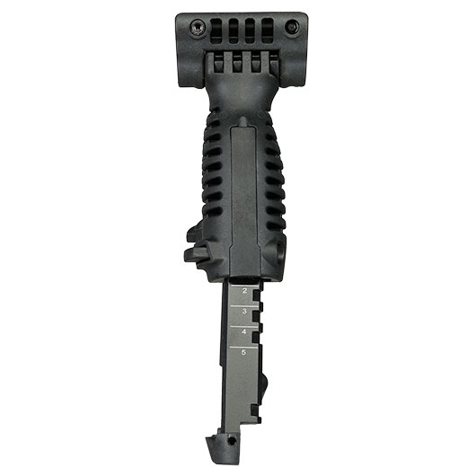 Nuprol Heavy Duty Tactical Bipod Frontgriff mit integriertem Zweibein f. 20 - 22 mm Schienen schwarz Bild 7