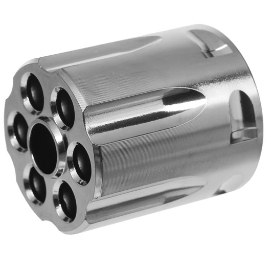 ASG Dan Wesson DW715 Revolver-Trommel Moon Clip kompatibel stahlgrau