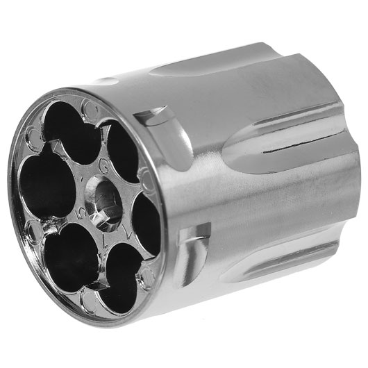 ASG Dan Wesson DW715 Revolver-Trommel Moon Clip kompatibel stahlgrau Bild 1
