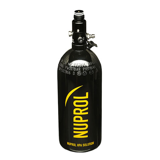 Nuprol 0,8L / 48ci HPA Tank mit Regulator 3000 PSI / 800 PSI schwarz Bild 1