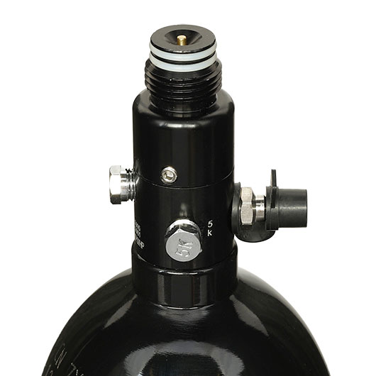 Nuprol 0,8L / 48ci HPA Tank mit Regulator 3000 PSI / 800 PSI schwarz Bild 4