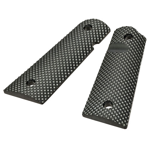 Strike Industries M1911 PX-09 Golfball Dimple Griffschalen f. KJW / Wei-ETech 1911 GBB Pistolen schwarz