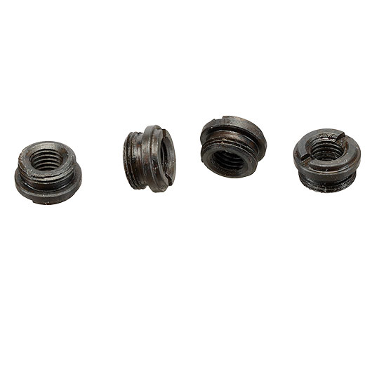 Strike Industries 1911 Edelstahl Griffschalen Gewindebuchsen Standard silber - 4 St�ck