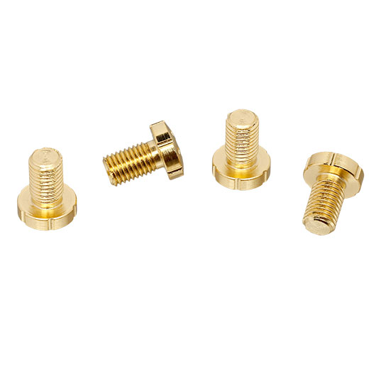 Strike Industries 1911 Stahl Torx Griffschalenschrauben Standard 24K Gold beschichtet - 4 St�ck Bild 2