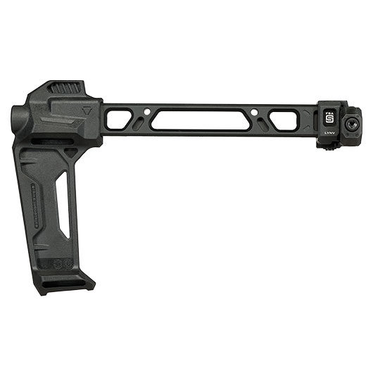 Strike Industries Single Folding Adapter Schaft mit FSA Stabilisator f. 20 - 22 mm Schienen schwarz Bild 2