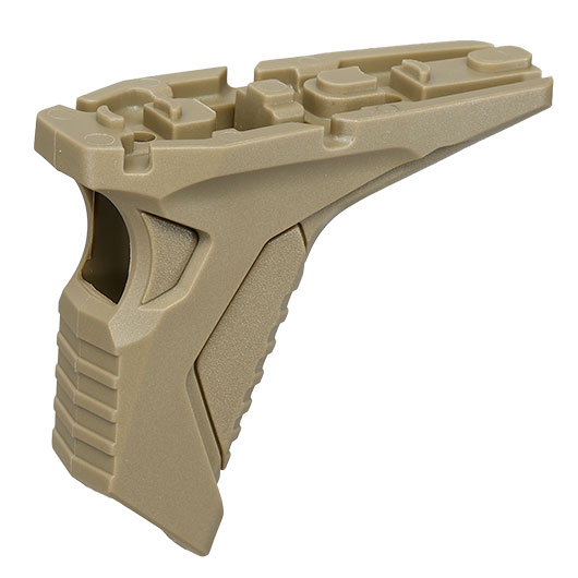 MP Airsoft KeyMod / LOCK Hand Stop Polymer Frontgriff m. Kabelf�hrung Dark Earth Bild 3