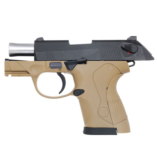 Wei-ETech BullDog Compact mit Metallschlitten GBB 6mm BB Tan Bild 2