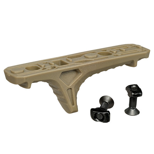 MP Airsoft KeyMod / LOCK Polymer Anchor Hand Stop Frontgriff Dark Earth