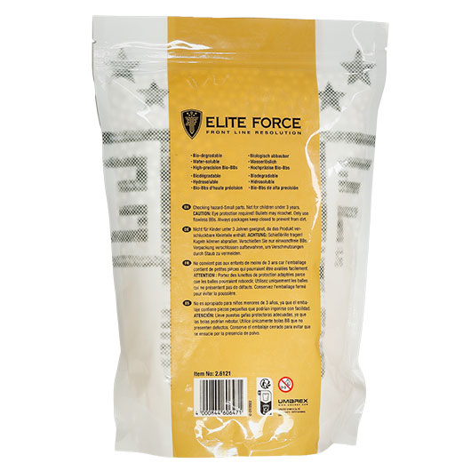Elite Force Premium Bio BBs 0,23g 4.000er Beutel wei� Bild 1