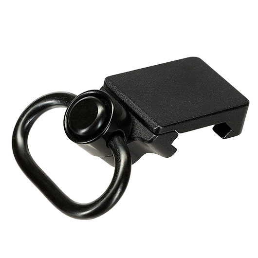 MET 45� Offset QD Riemenhalter f. 20 - 22mm Schienen schwarz