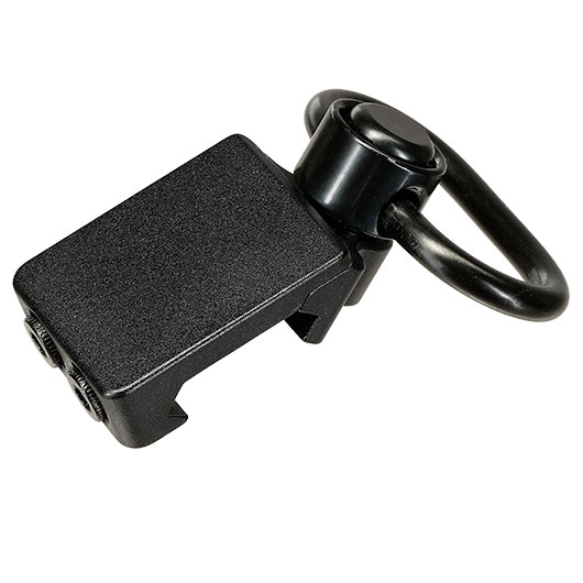 MET 45� Offset QD Riemenhalter f. 20 - 22mm Schienen schwarz Bild 1