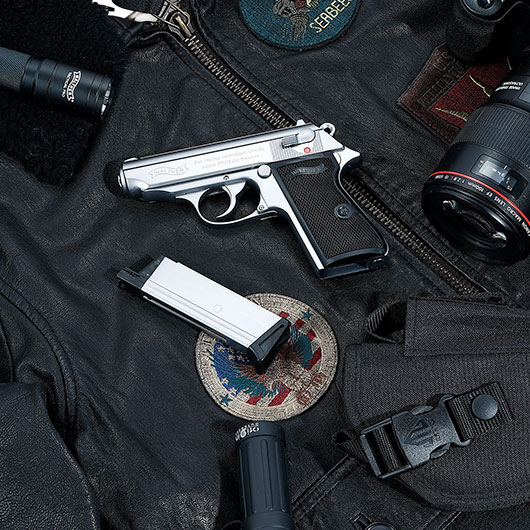 Walther PPK/S Vollmetall GBB 6mm BB Airsoft silber Bild 1
