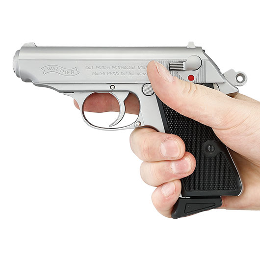 Walther PPK/S Vollmetall GBB 6mm BB Airsoft silber Bild 3