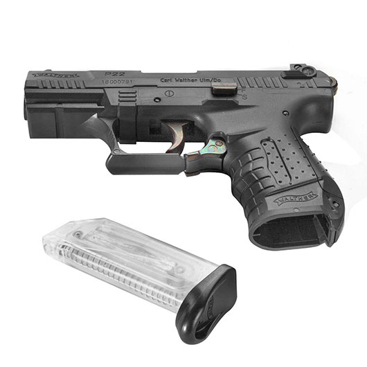 SET Walther P22 Springer Airsoft Pistole 6 mm BB und 2000 Speedballs Kugeln Bild 4