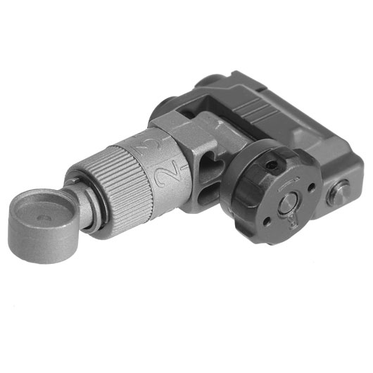 G&G Flip-Up Type-4 Rear Sight f. 21mm Schienen schwarz / grau Bild 3