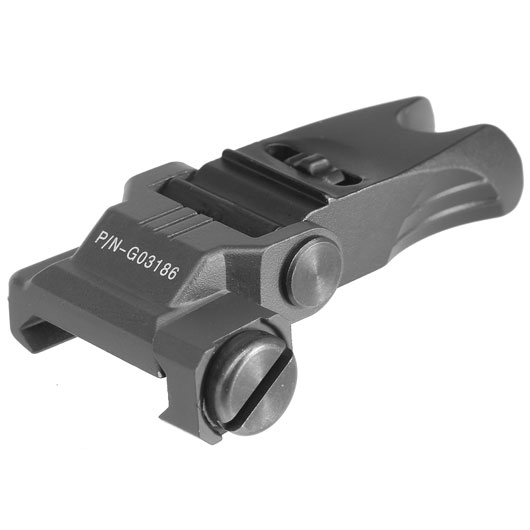 G&G Flip-Up Type-4 Front Sight f. 21mm Schienen schwarz / grau Bild 2