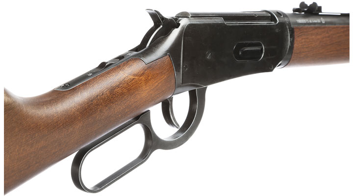 Legends Western Cowboy Rifle mit Hlsenauswurf Vollmetall CO2 6mm BB - Holzoptik Used Look Bild 8