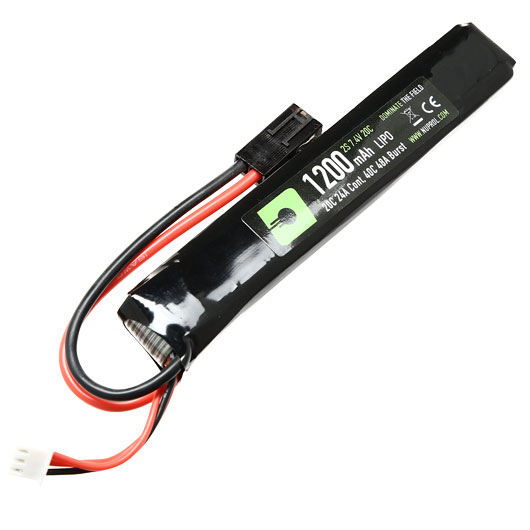 Nuprol Power Series LiPo Akku 7,4V 1200mAh 20C / 40C Stick-Type m. Mini-Tam Anschluss