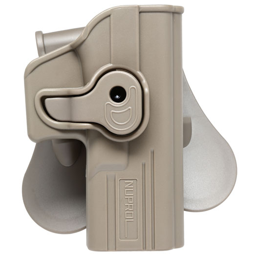 Nuprol Formholster Kunststoff Paddle fr G-Style Pistolen rechts tan