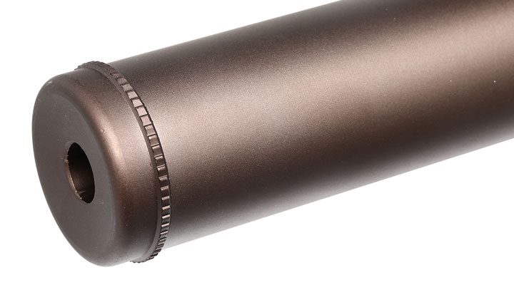 Nuprol BOCCA BOA Long QD Aluminium Suppressor bronze inkl. Stahl Flash-Hider 14mm- Bild 4