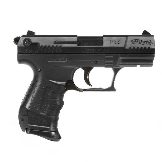 Walther P22 Airsoft Springer 6mm BB schwarz inkl. Ersatzmagazin Bild 2