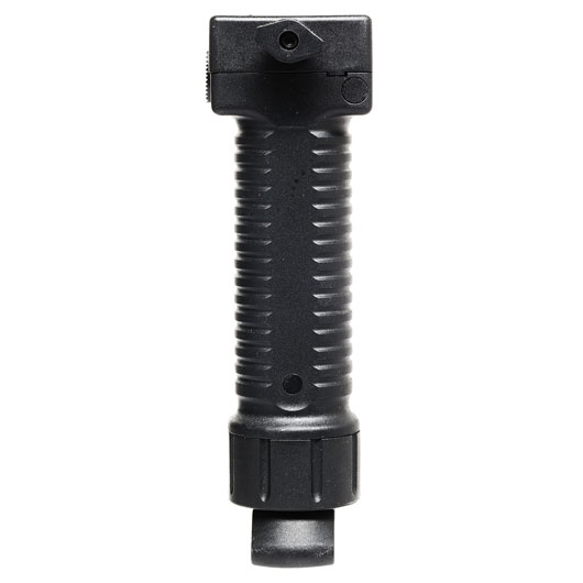 Nuprol Bipod Frontgriff mit integriertem Zweibein f. 20 - 22mm Schienen schwarz Bild 1