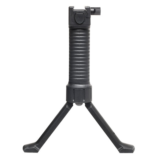 Nuprol Bipod Frontgriff mit integriertem Zweibein f. 20 - 22mm Schienen schwarz Bild 3