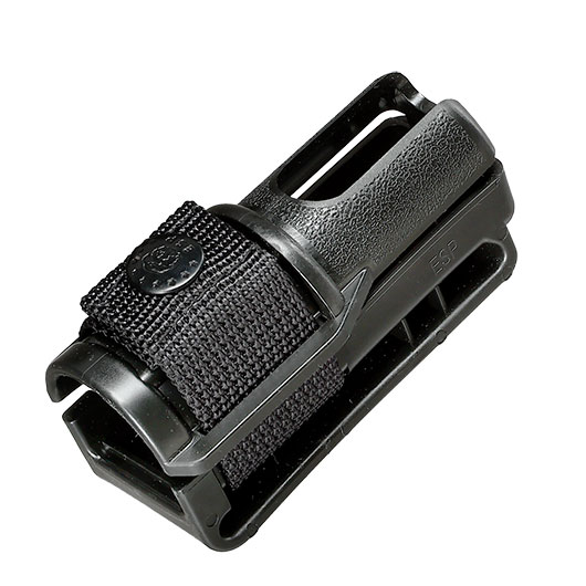 Teleskopschlagstock chrom ca. 40 cm mit Profi-Holster Bild 6