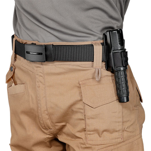 Teleskopschlagstock chrom ca. 40 cm mit Profi-Holster Bild 7