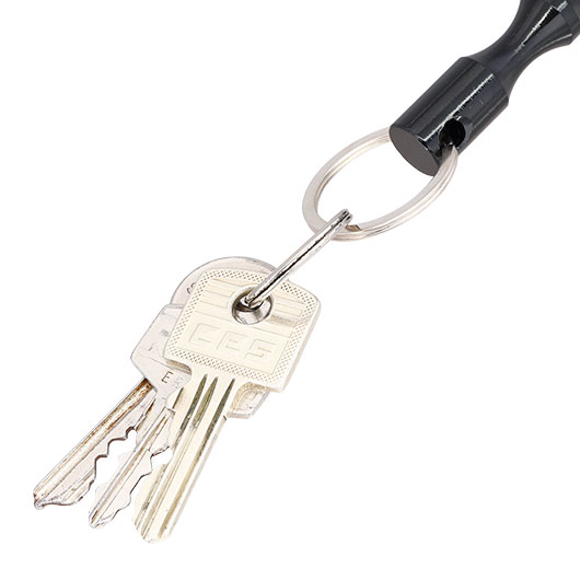 Kubotan mit gewelltem Griff und Schl�sselanh�nger Bild 5