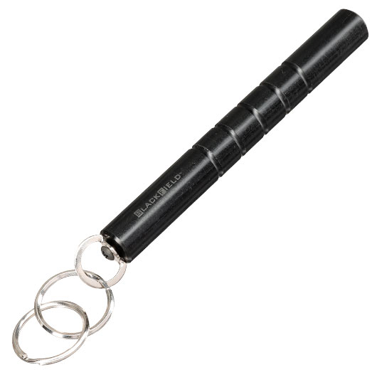 BlackField Kubotan mit Schlsselring  Kunststoff Bild 2