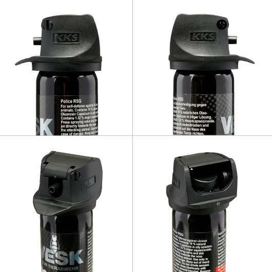 Abwehrspray VESK Police RSG Pfefferspray Cone, 63 ml Breitstrahl Bild 3